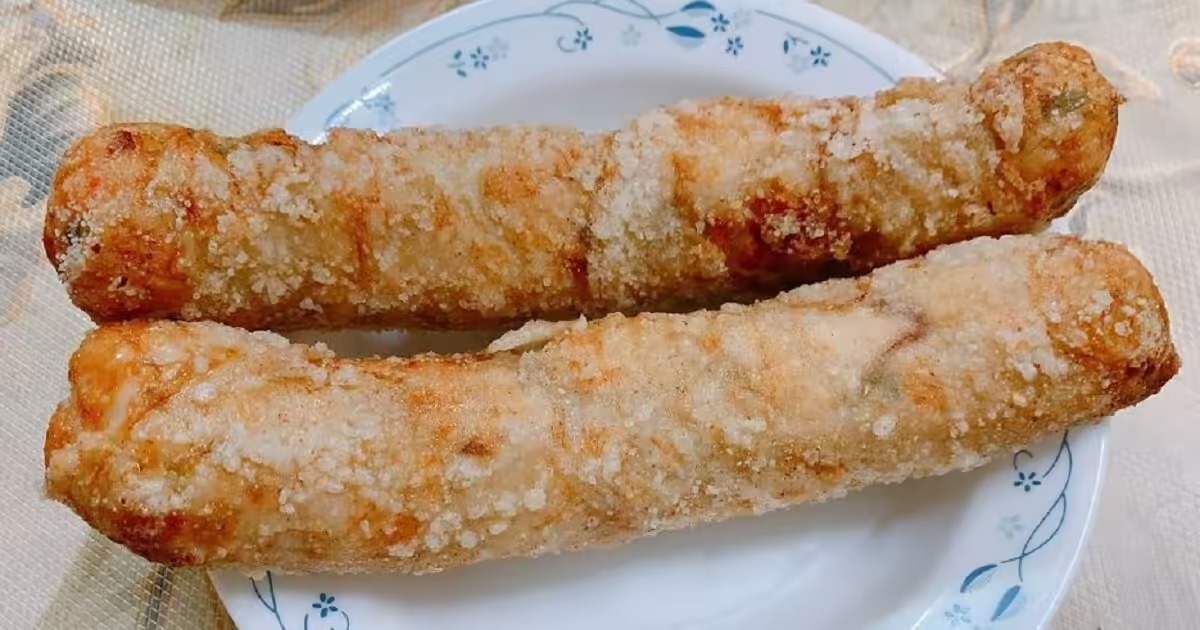 網紗肉捲油炸成品